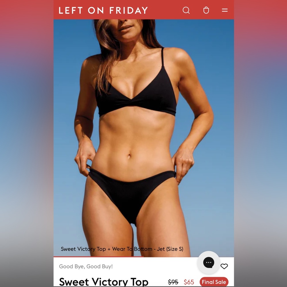 Left On Friday Sweet Victory Top XS